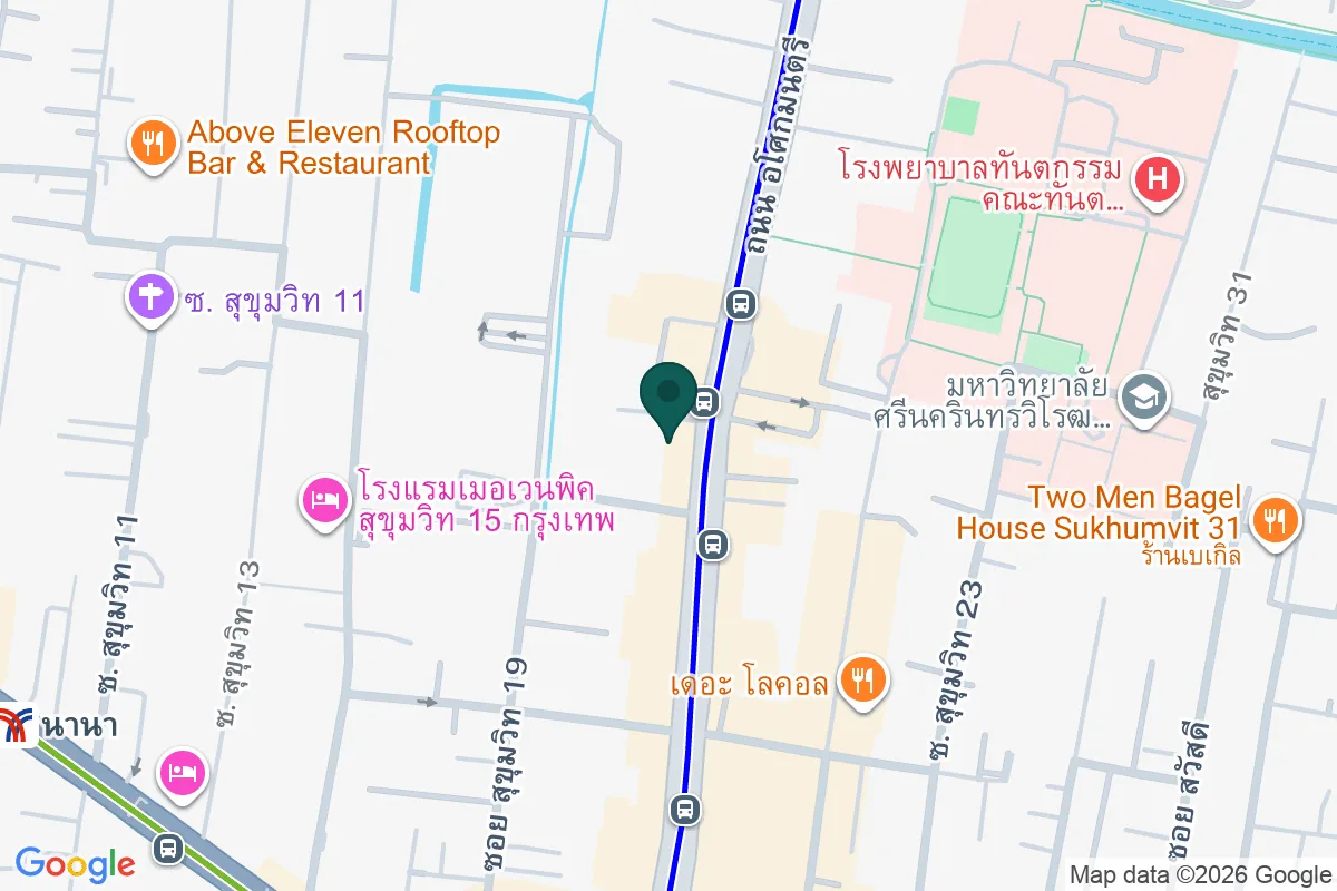 แผนที่ตำแหน่งดิ เอส อโศก