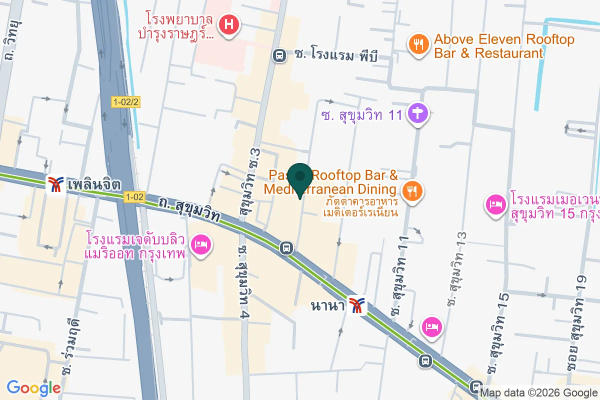 แผนที่ตำแหน่งMocha Cafe Bangkokموكا كافيه