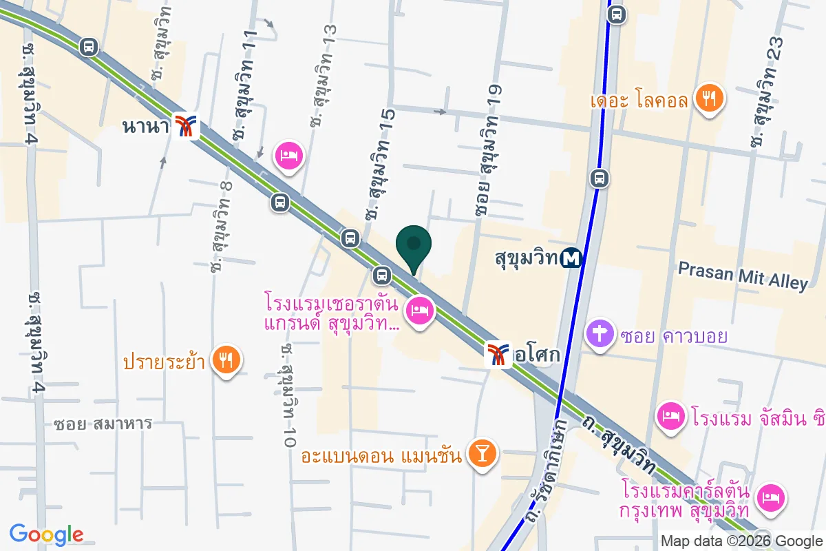แผนที่ตำแหน่งNana Seafood (Soi 17) - นานาซีฟู้ด (ซอย 17)