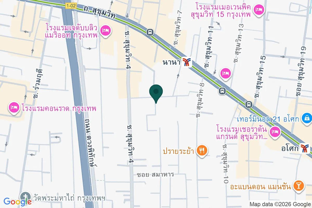 แผนที่ตำแหน่งสราญใจ แมนชั่น