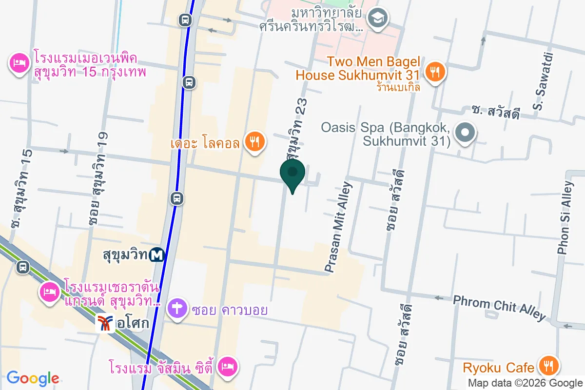 แผนที่ตำแหน่งWind Sukhumvit 23