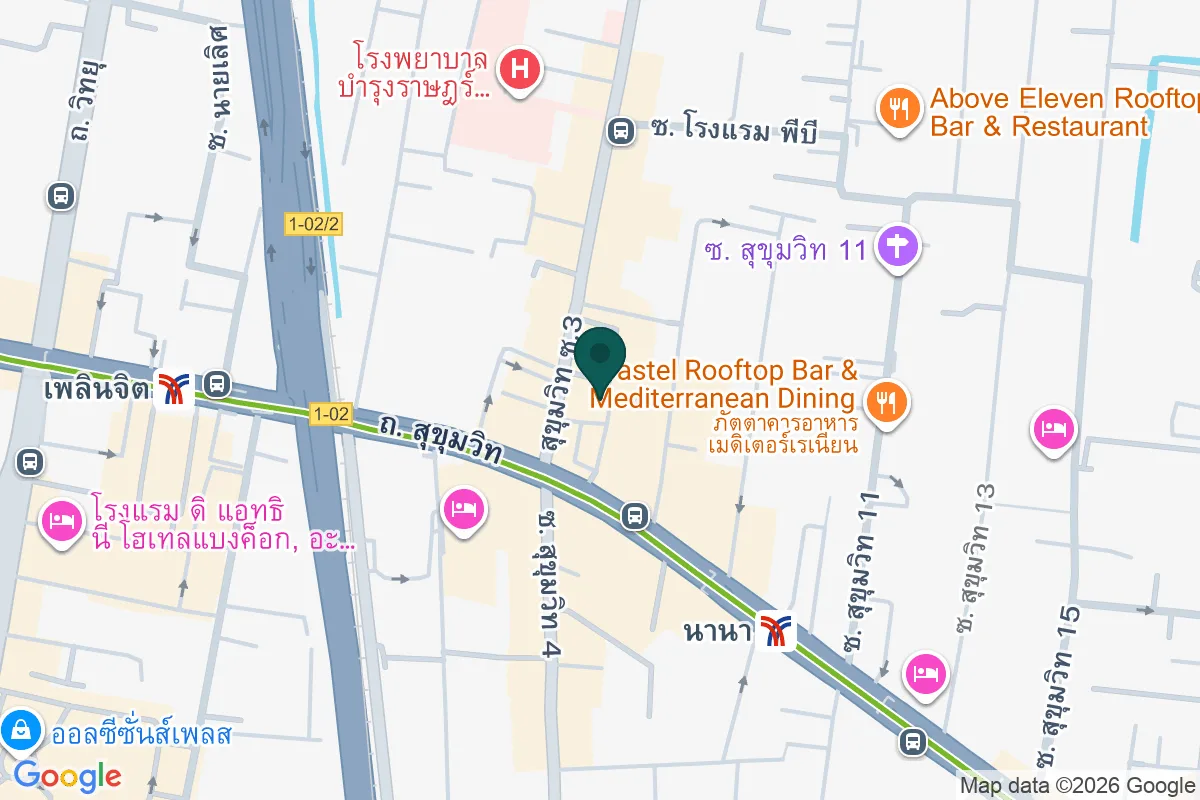 แผนที่ตำแหน่งห้องอาหาร ซาราซาด