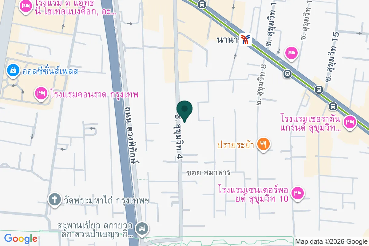 แผนที่ตำแหน่งOmni Tower Sukhumvit Nana