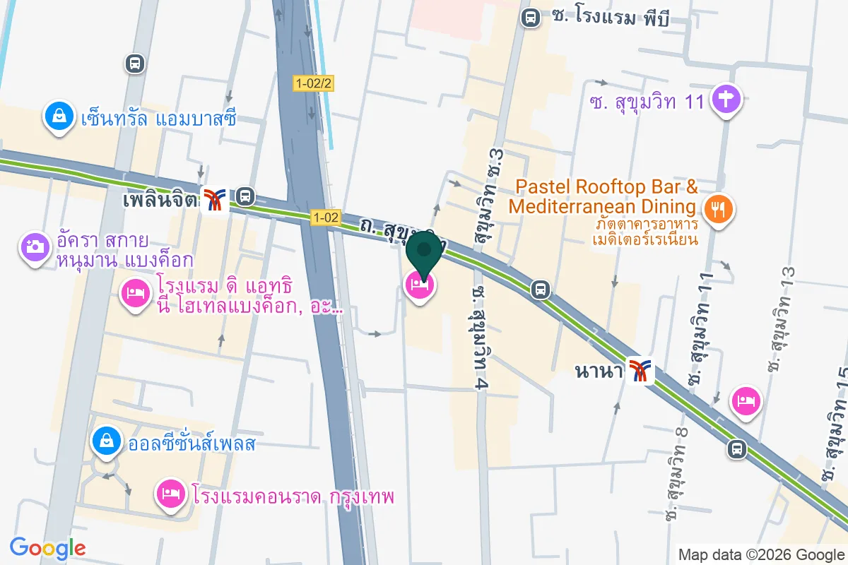 แผนที่ตำแหน่งJW Café