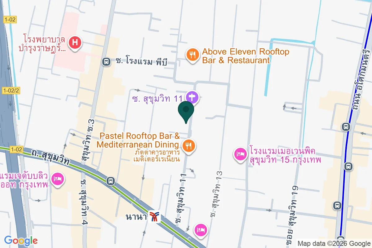 แผนที่ตำแหน่งไฮด์ สุขุมวิท 11