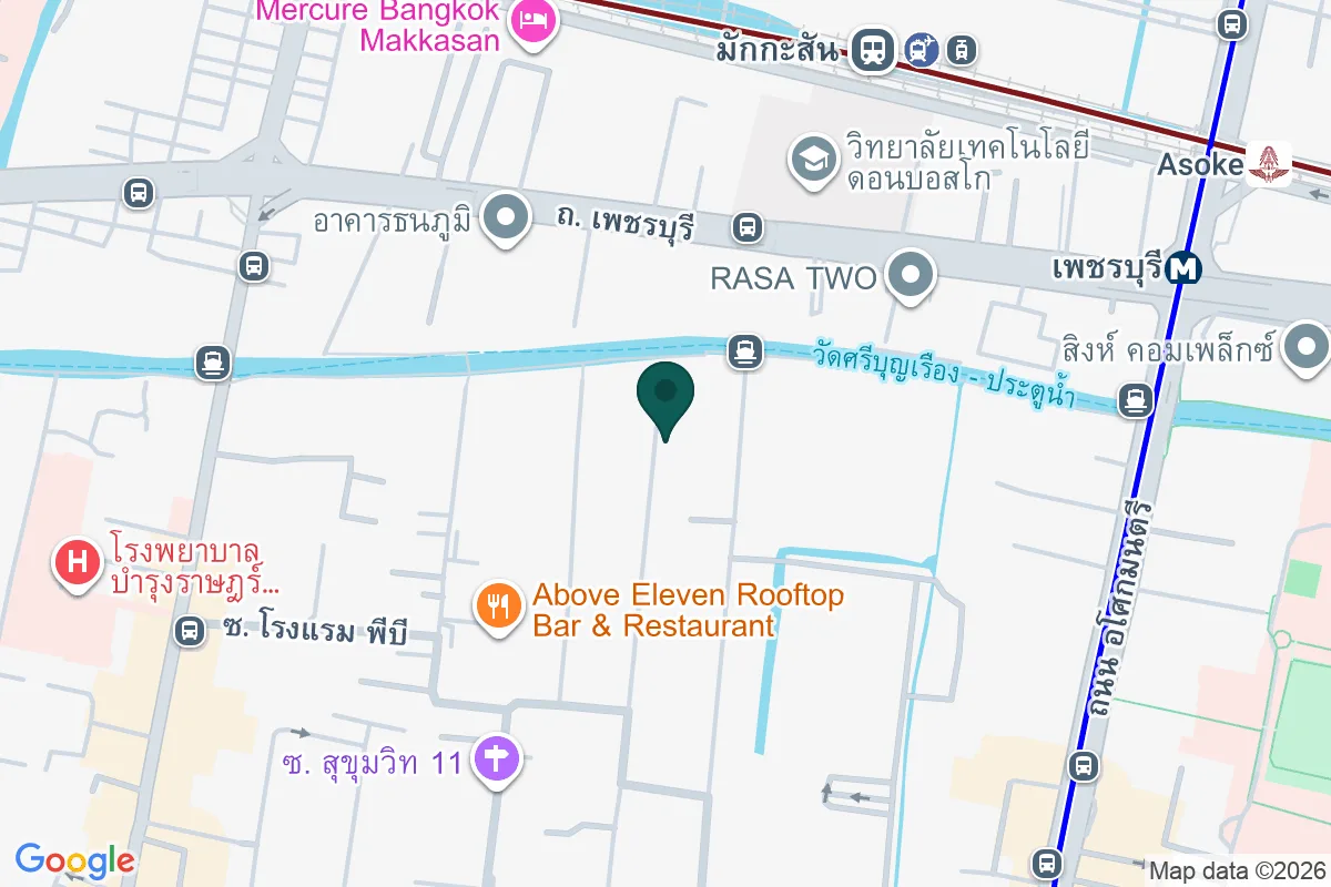แผนที่ตำแหน่งบ้านสิริสุขุมวิท