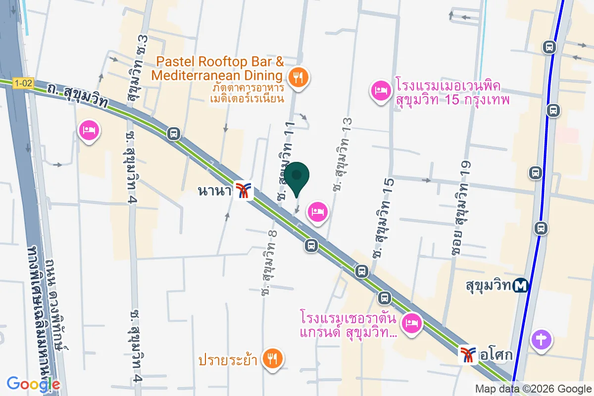 แผนที่ตำแหน่งโดซ่า คิงส์ - ร้านอาหารอาหารมังสวิรัติ