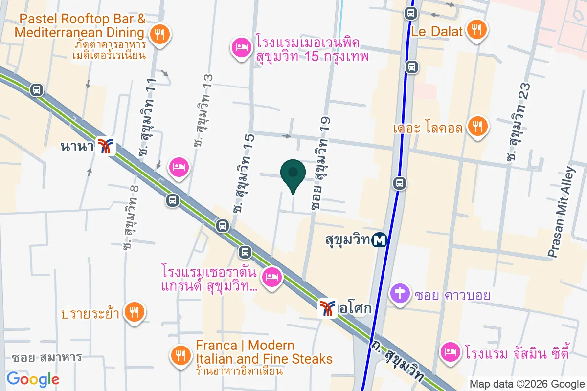 แผนที่ตำแหน่งSino 19 Apartment