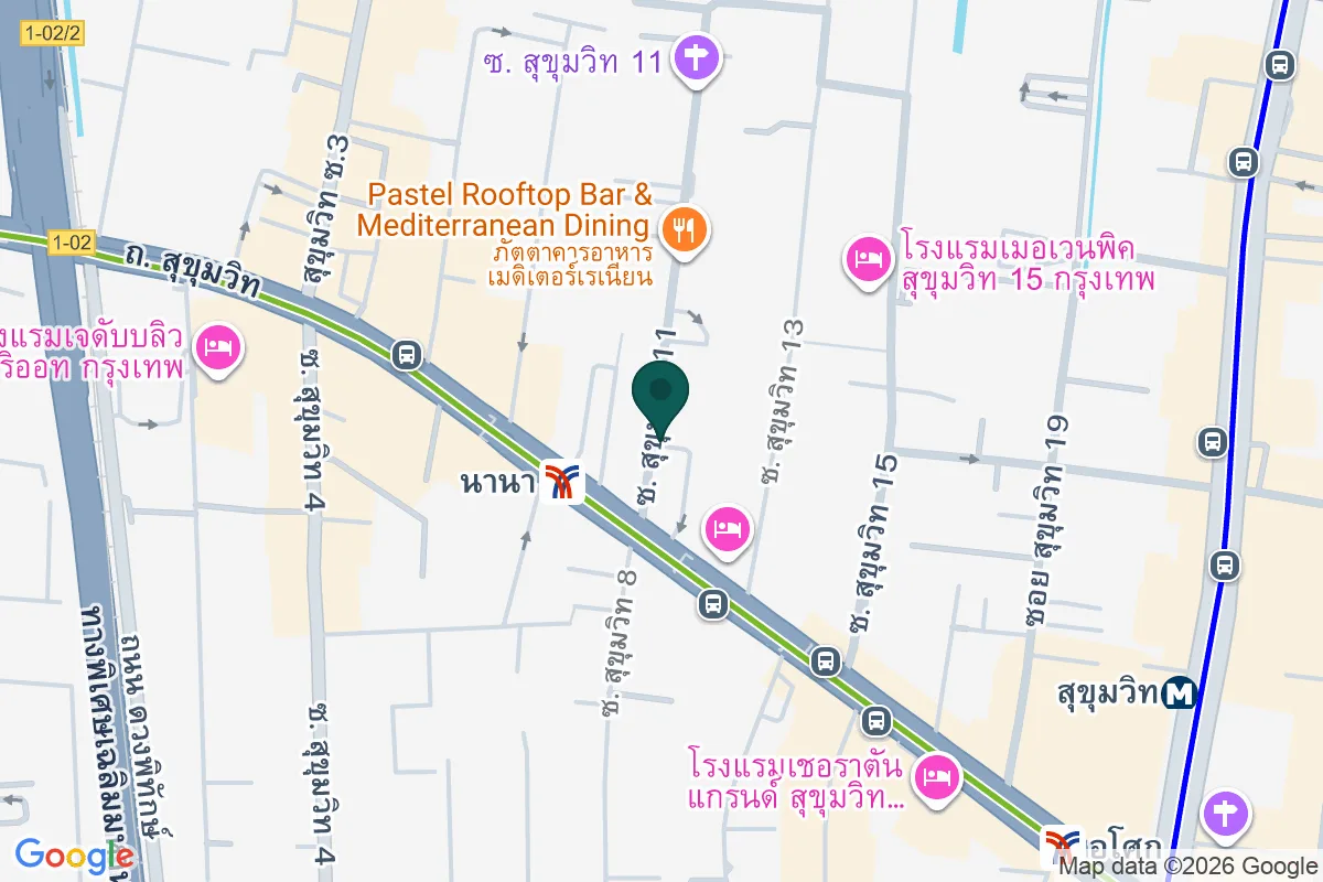 แผนที่ตำแหน่งFinch Bangkok