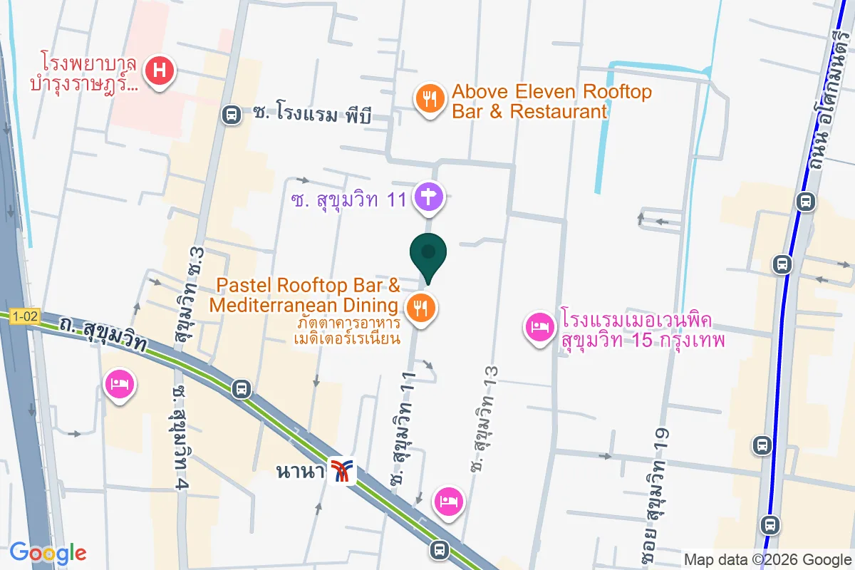 แผนที่ตำแหน่งLily Fu's - Asian Bistro and Bar