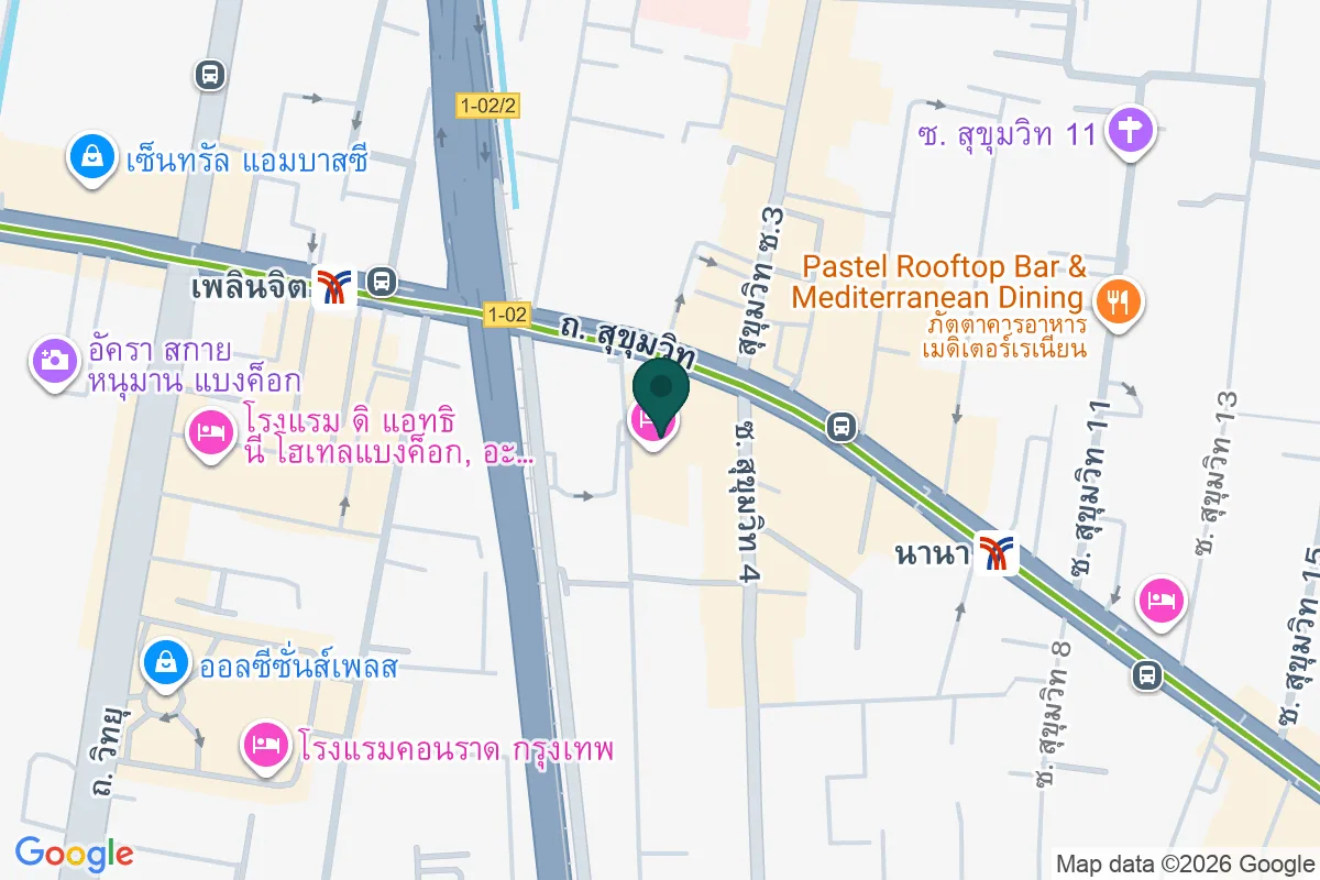 แผนที่ตำแหน่งNami Teppanyaki Steakhouse