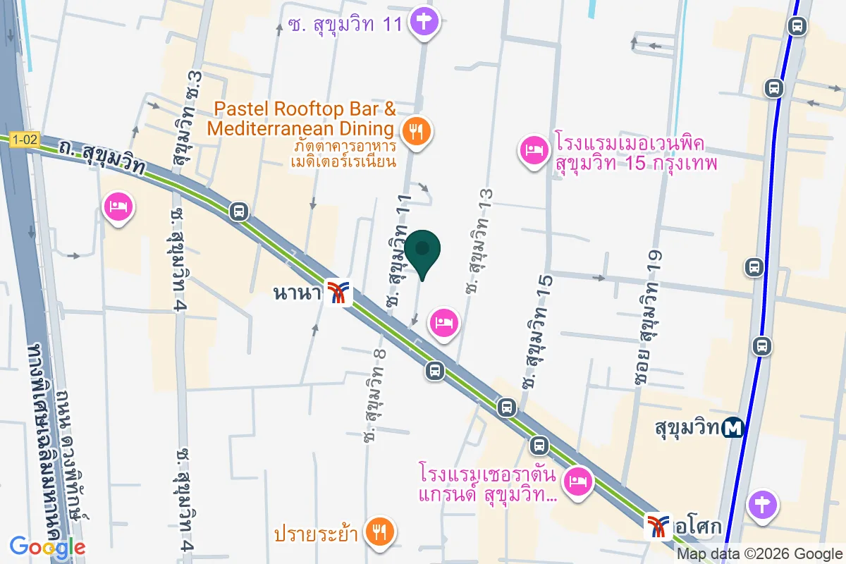 แผนที่ตำแหน่งYuna