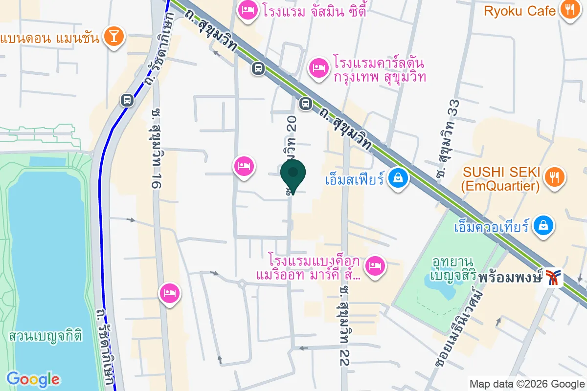 แผนที่ตำแหน่งThe Deck Bangkok (thedeckbkk)