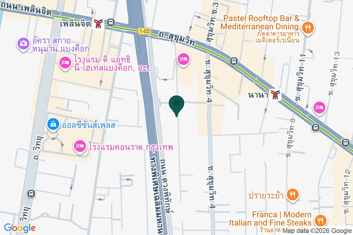 แผนที่ตำแหน่งFocus Ploenchit Condominium