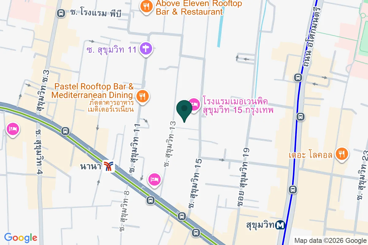แผนที่ตำแหน่ง15 Sukhumvit Residences
